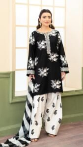 3 pc lawn 90/70 embroidery
