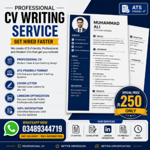 اپنی پروفیشنل CV ہم سے بنوائیں