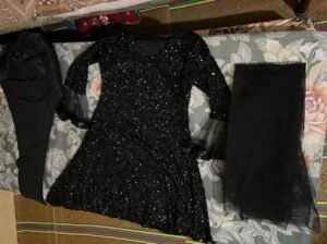 Black Fancy suit 3 Piece