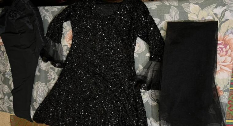 Black Fancy suit 3 Piece