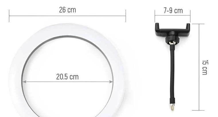 3-in-1 Professional LED Ring Light with 7-Feet Tripod Stand