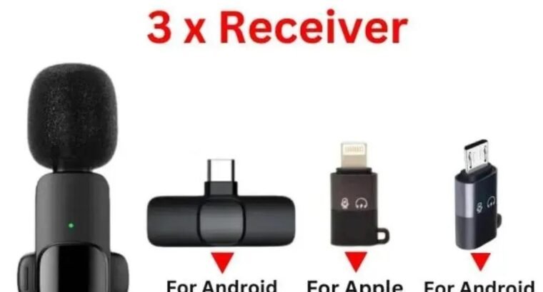 Noor Mart K8 Wireless Professional Microphone
