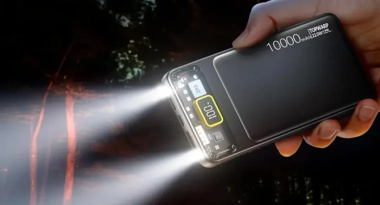 Noor Mart Transparent Fast Charging Power Bank – 22.5W PD