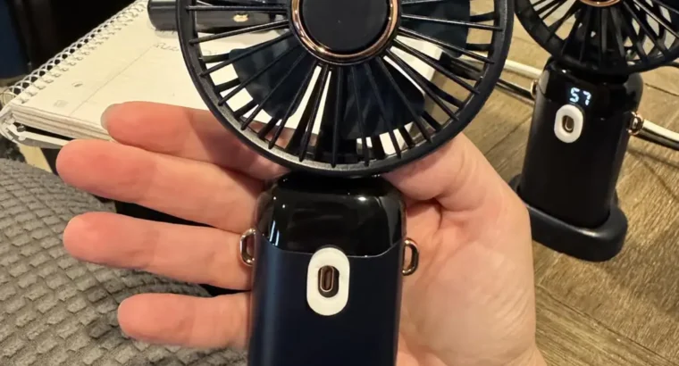 Mini Digital Fan Rechargeable