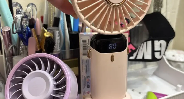 Mini Digital Fan Rechargeable