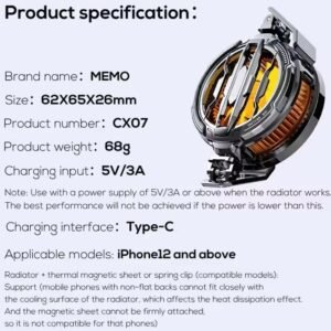 Mobile Magnetic Cooling Radiator