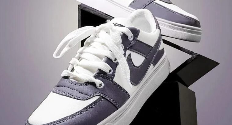 Men’s Grey Rexine Fancy Sneakers