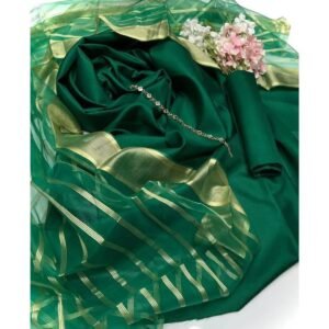 3 Pcs Women’s Unstitched Plain Suit