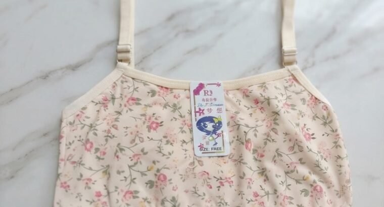 Summer Stuff Soft Printed Cotton Lawn Teenagers Bra – Beige