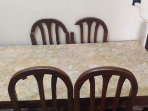Dinning Table with Chairs for sale