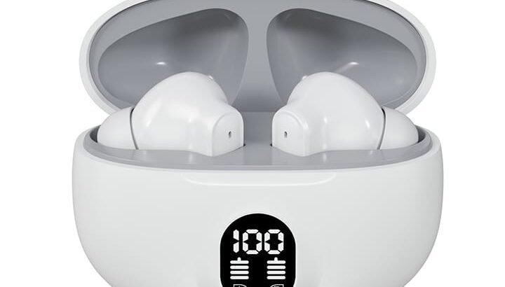 Professional Display Stereo 895B Wireless Bluetooth Earbuds