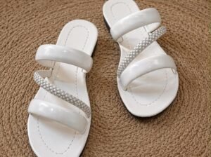 Elegant Sequin Flat Sandals