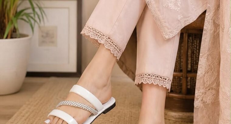 Elegant Sequin Flat Sandals
