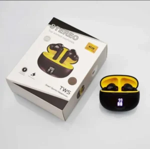 Fast and long lasting battery 🔋 Black and white Earbuds