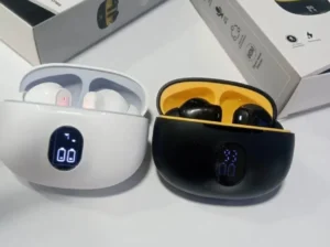 Fast and long lasting battery 🔋 Black and white Earbuds