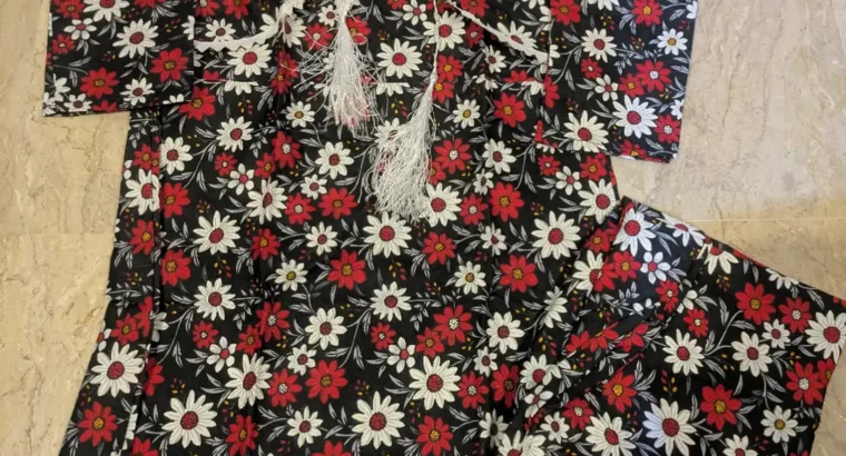 Short girls cotton suit sizes – 5 to 8 y...