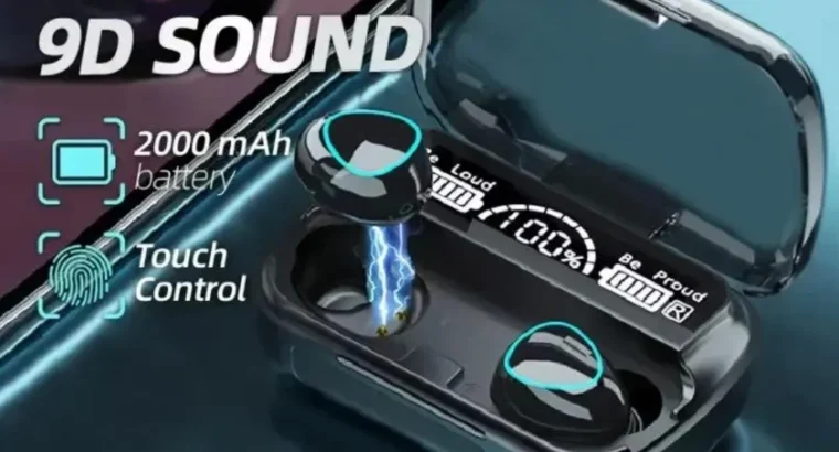 wireless Earbuds Instant Pairing Black