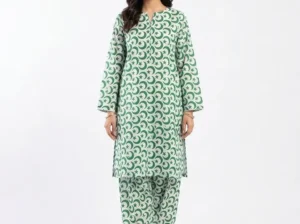2 Pcs Women’s Unstitched Printed Suit