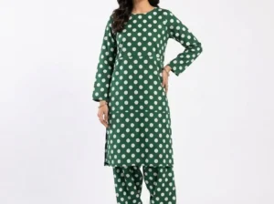 2 Pcs Women’s Unstitched Printed Suit