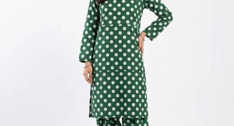 2 Pcs Women’s Unstitched Printed Suit