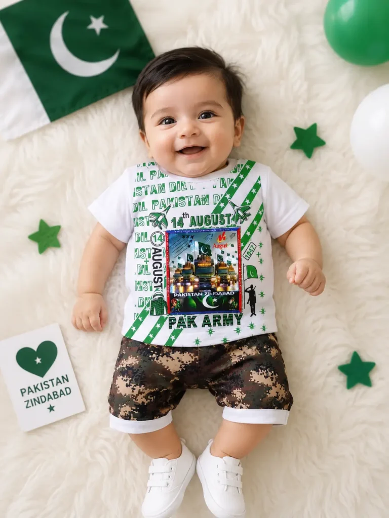 14 August Kids T-Shirt & Shorts Set - photo 1