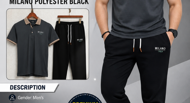 🔥 Milano Men’s Premium Track Suit Set – Styli...