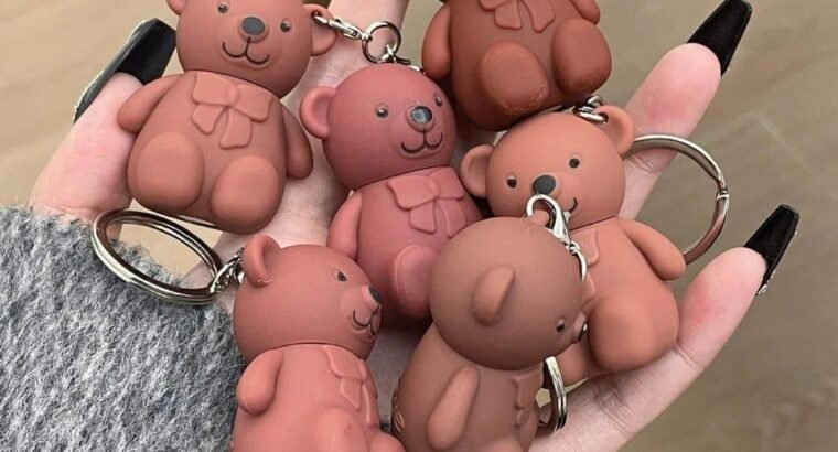 Teddy Bear Lip Gloss Set