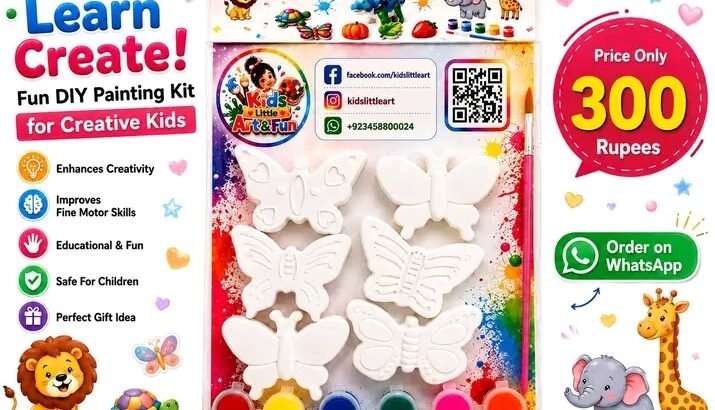 kids little diy art kit