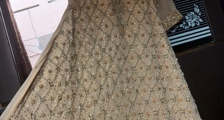 Heavy Fancy Bridal Maxi with Dupatta – Excellent Condition