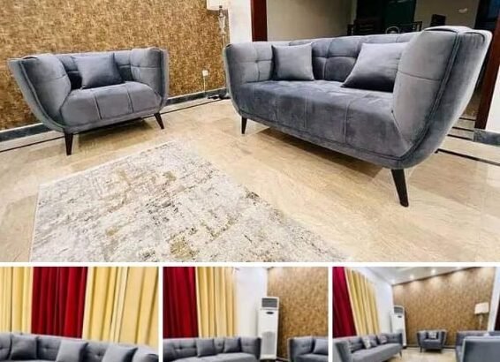 Turkish design sofa 7 seater with cushion 10 years molty foam