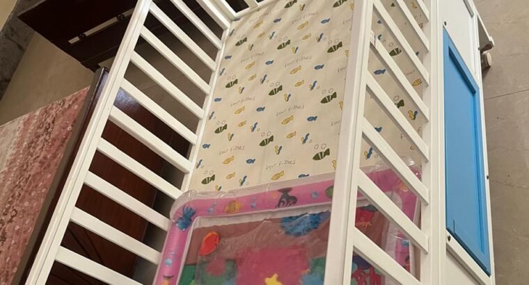 👶 بیبی ووڈن کوٹ / بیبی کریب