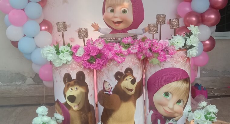 girls them balloon decor