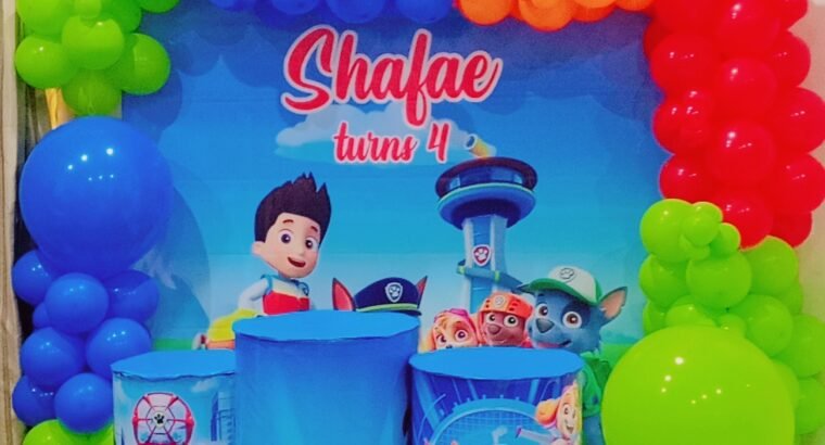 balloon decor jumping castle