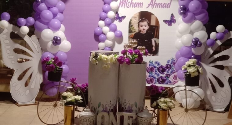 flowers decorations and balloon decor