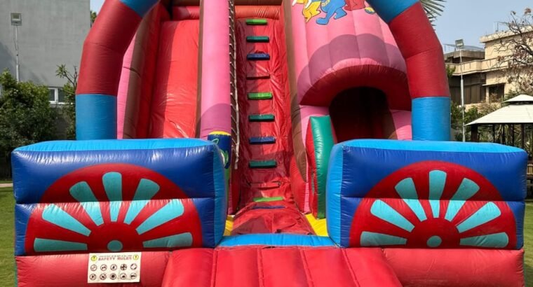 jumping castle with décor, creative themes, modern lighting, and complete event management services.