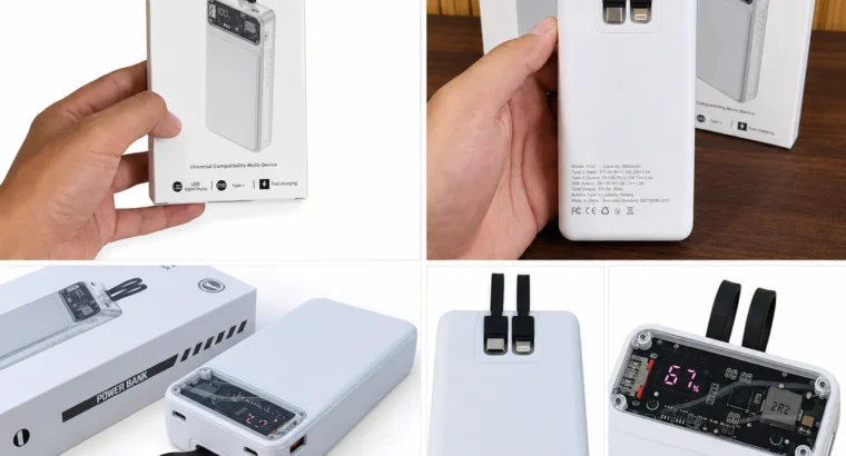 66W Fast Charging Power Bank 20000mAh – Bu...