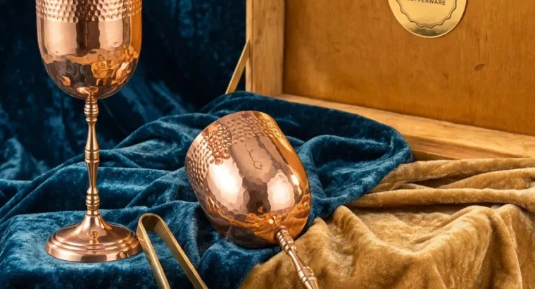 Saflon Copper Vine Glass