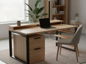 Computer Table – Wooden Sheet Top