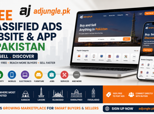 Free Classified Ads Website and App in Pakistan – Buy, Sell & Post Ads for Free on Adjungle.pk – Apps Like OLX