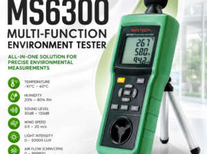 MASTECH MS6300 6-in-1 Environment Tester | Temperature, Humidity