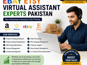 Amazon Walmart eBay Etsy Virtual Assistant Experts in Pakistan