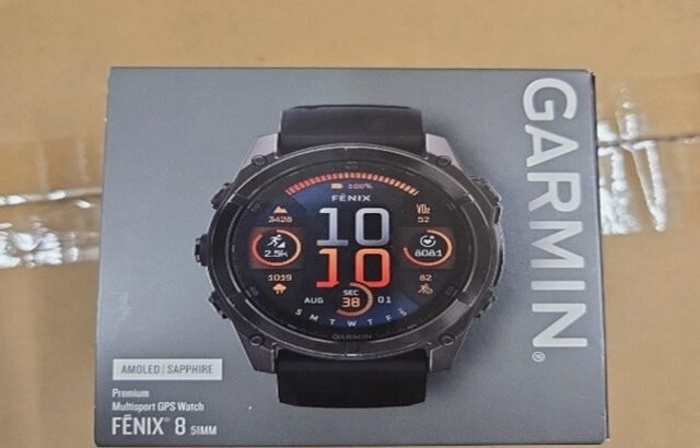 Best Price Garmin Fenix 8 51mm Solar Sapphire Titanium GPS Smartwatch