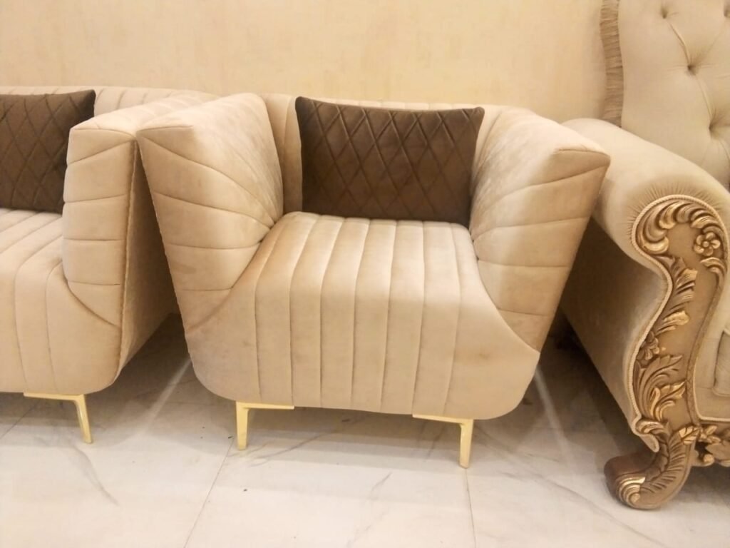 Turkish design sofa 7 seater with cushion 10 years molty foam - photo 2