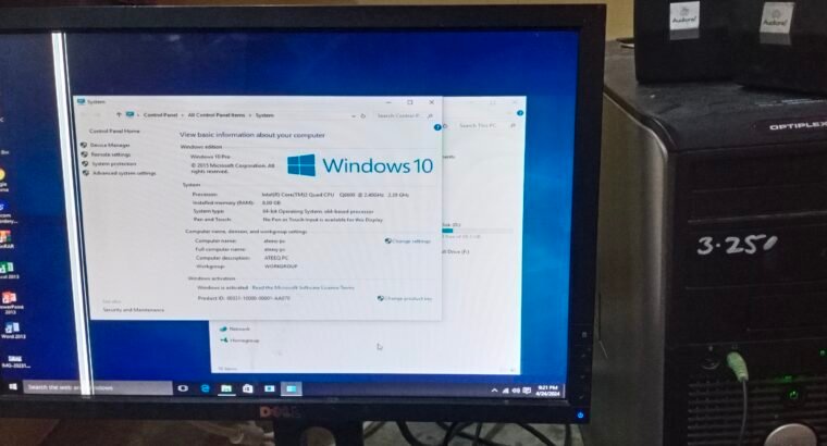 Dell computer without LCD
