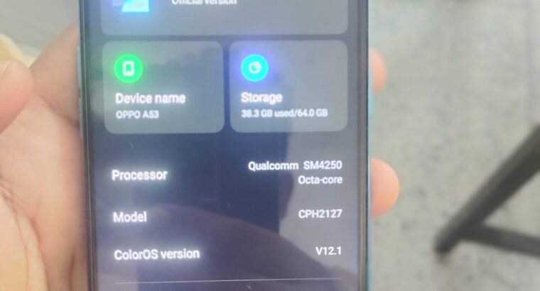 OPPO A53 PTA APPROVED 4 64GB