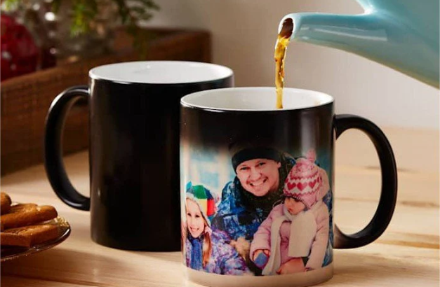 Magic Color Changing Mug – Personalized Photo Heat Reveal Mug | Custom Gift