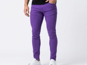 Stylish Purple Unisex Skinny Jean