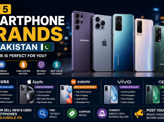 Top 5 Smartphone Brands in Pakistan (2026) – Buyer’s Guide