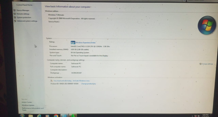 Dell OptiPlex Core i3 Desktop PC Complete Set | 4GB RAM | 500GB HDD | Monit