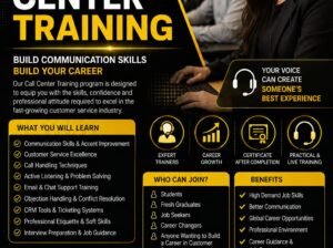 Call center training in pakistan